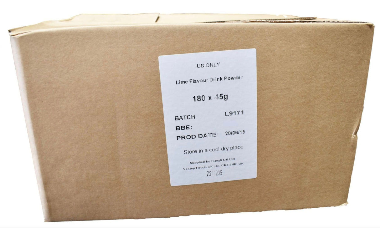 BULK BUY - British Military Ration Pouch - Fruit Flavour Isotonic Drink Powder x 180