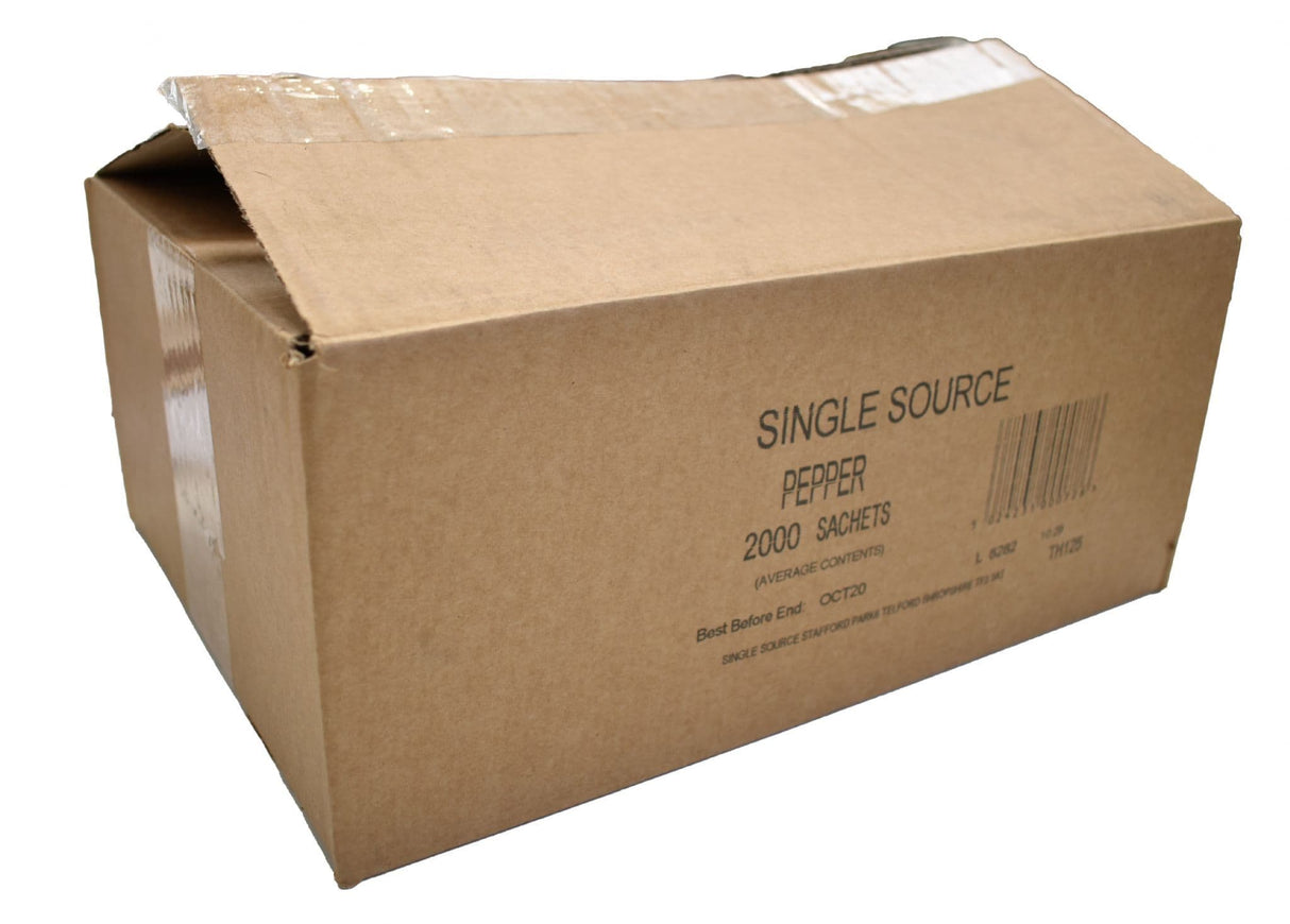 Bulk Buy - British Military Rations Pepper Sachets - 2000 Approx.