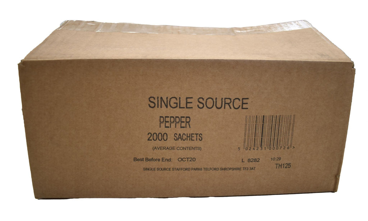 Bulk Buy - British Military Rations Pepper Sachets - 2000 Approx.