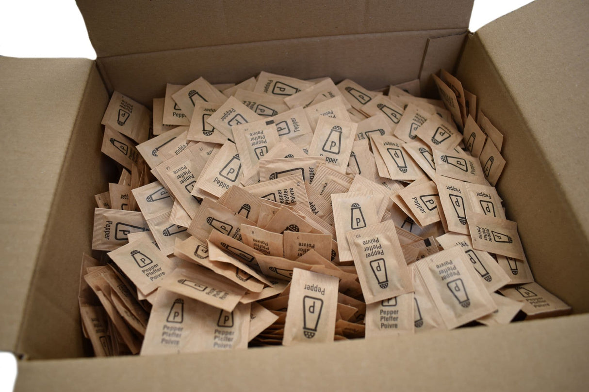 Bulk Buy - British Military Rations Pepper Sachets - 2000 Approx.