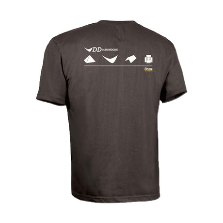 DD Hammocks Men's Icon T-Shirt - Athletic Fit - Charcoal