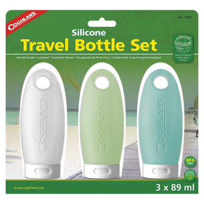 Coghlan's Silicone Travel Bottles Set of 3