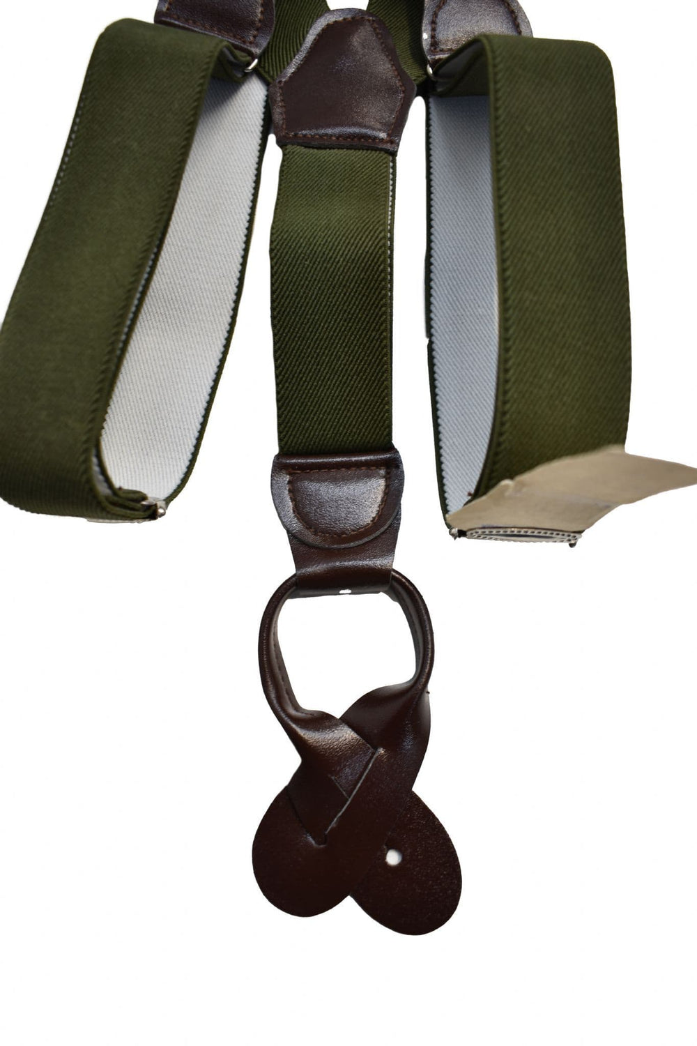 Czech Military M60 Trouser Suspenders Olive Green - Supergrade