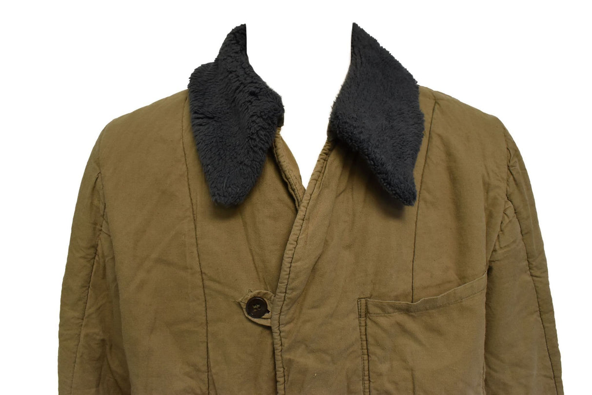 Czech Military Parka Liner With Fur Collar