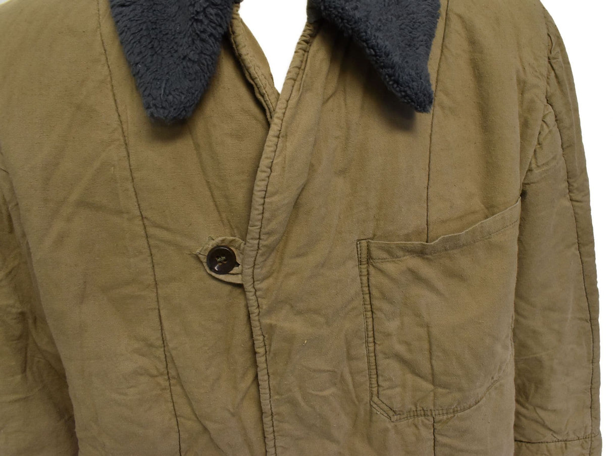 Czech Military Parka Liner With Fur Collar