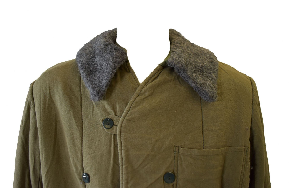 Czech Military Parka Liner With Fur Collar & Tail