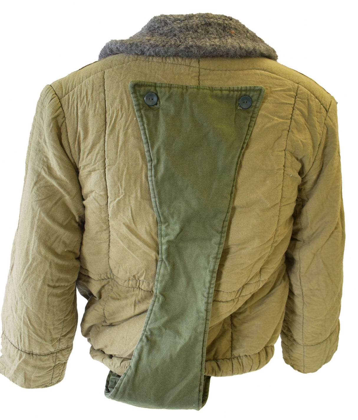 Czech Military Parka Liner With Fur Collar & Tail