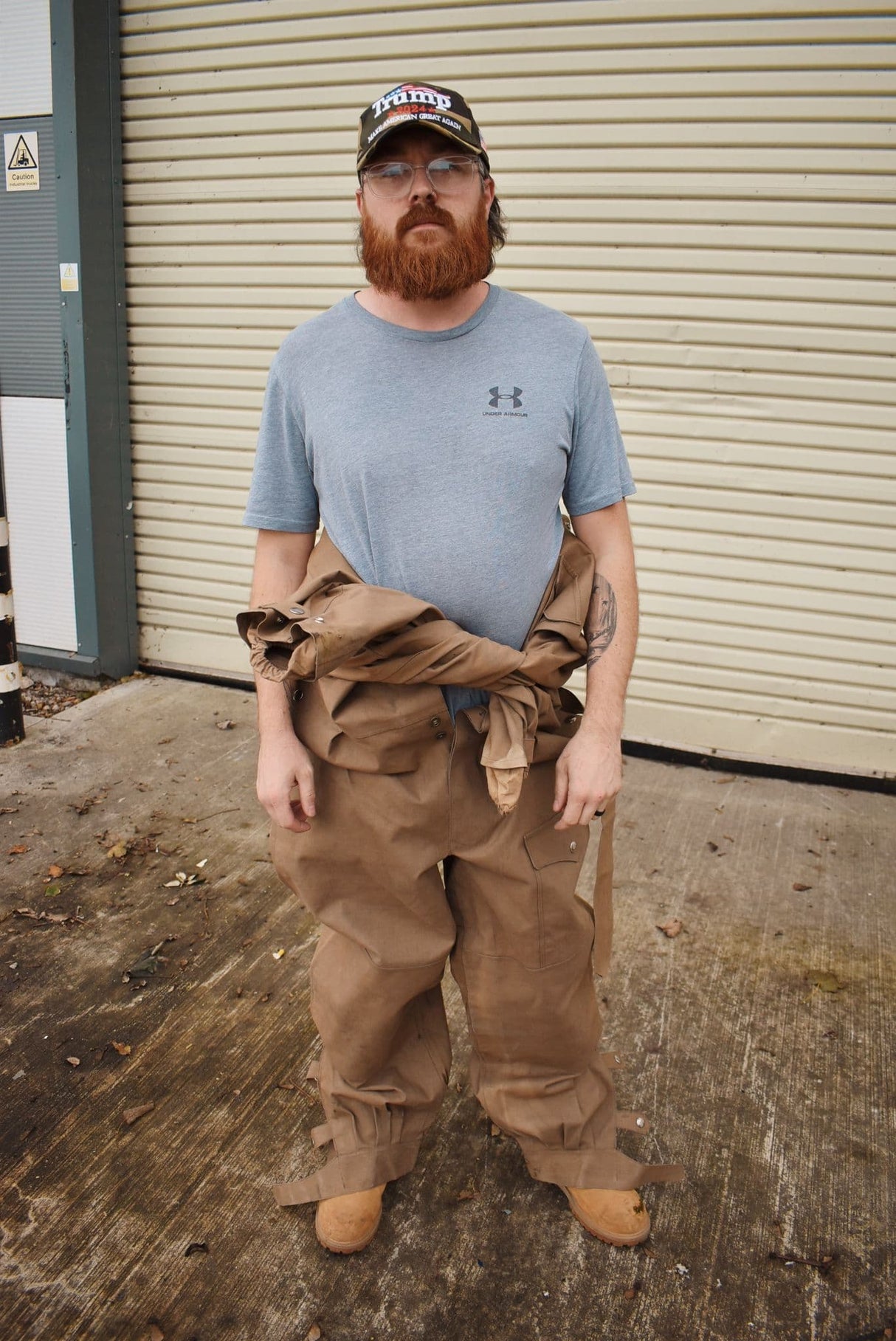 Czech Military Tan Waxed Cotton Overalls
