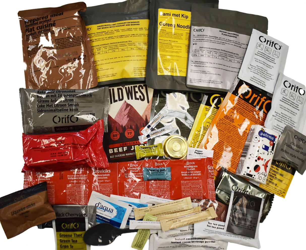 Dutch Military 24hr Ration Packs - Random Menu