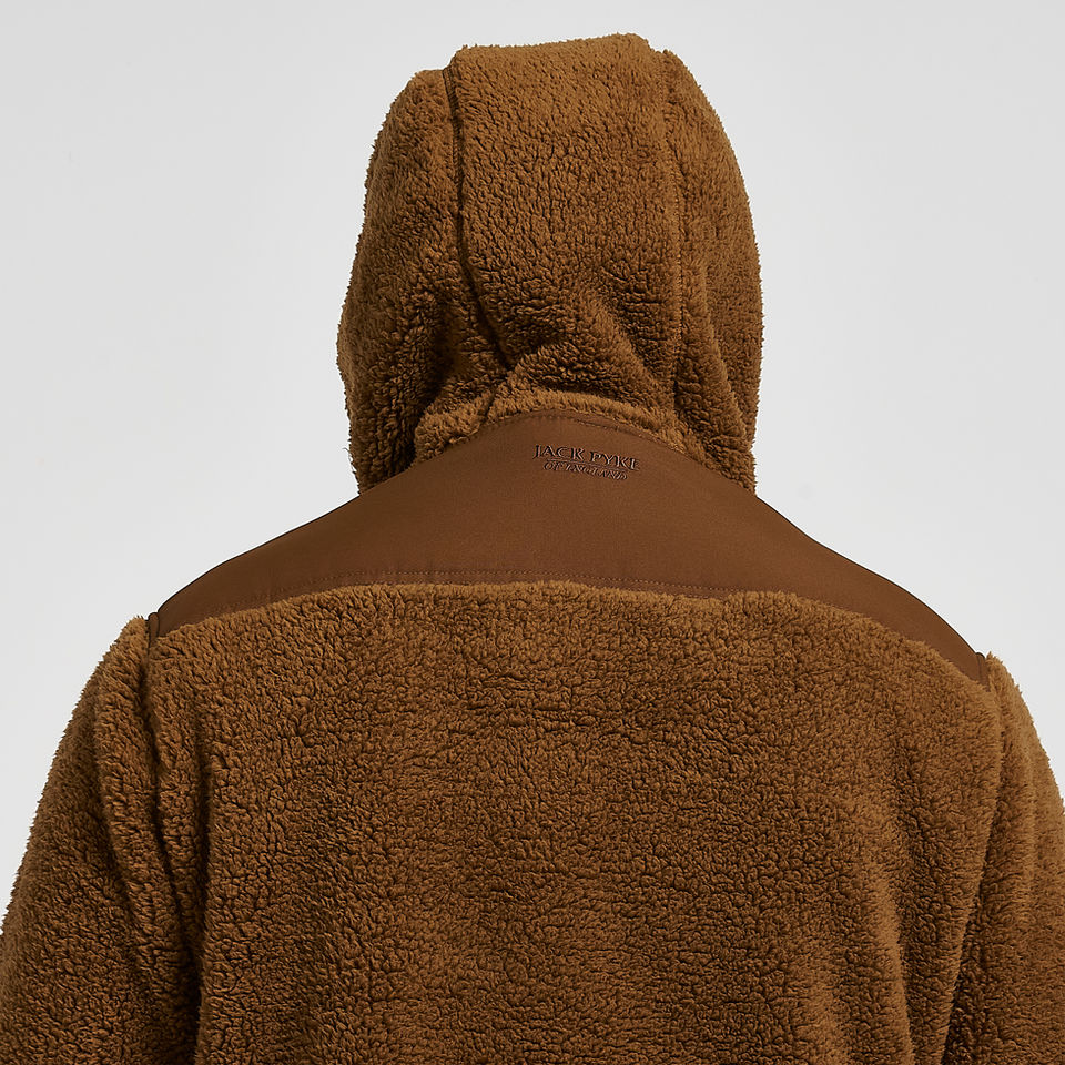 Jack Pyke Sherpa Fleece Hoodie Gen 2 - Camel