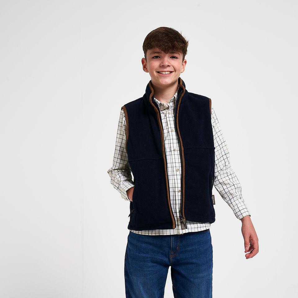 Jack Pyke Junior Countryman Gilet - Navy