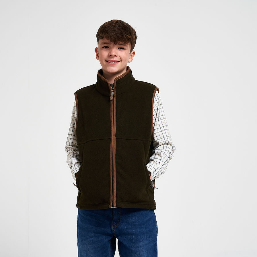 Jack Pyke Junior Countryman Gilet - Dark Olive