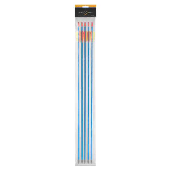 EK Archery 30" Aluminium Blue Arrows - 5pk