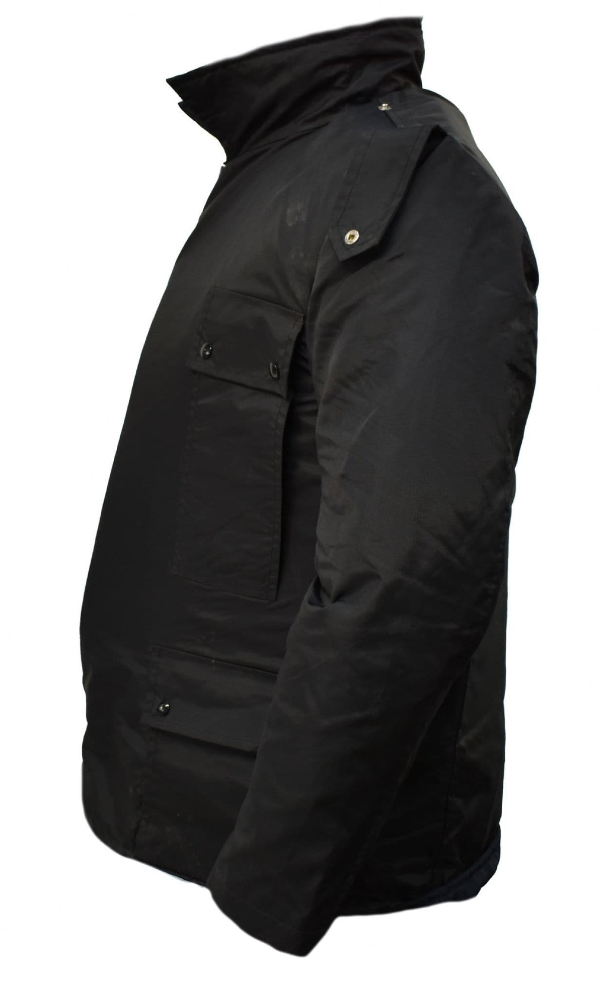 Ex Military Bullet Proof Jacket With Black Waterproof Outer