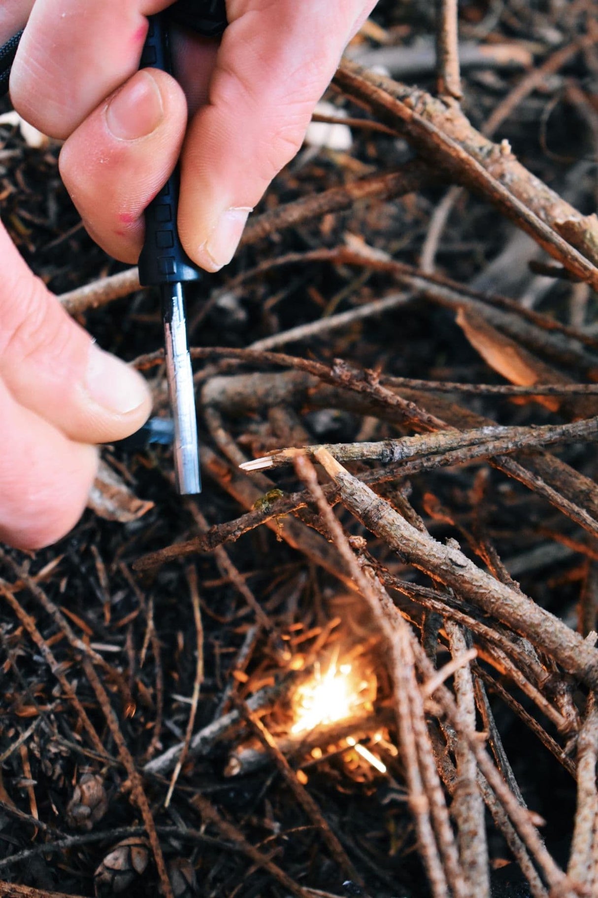 Exotac Polystrike fire starter - Black