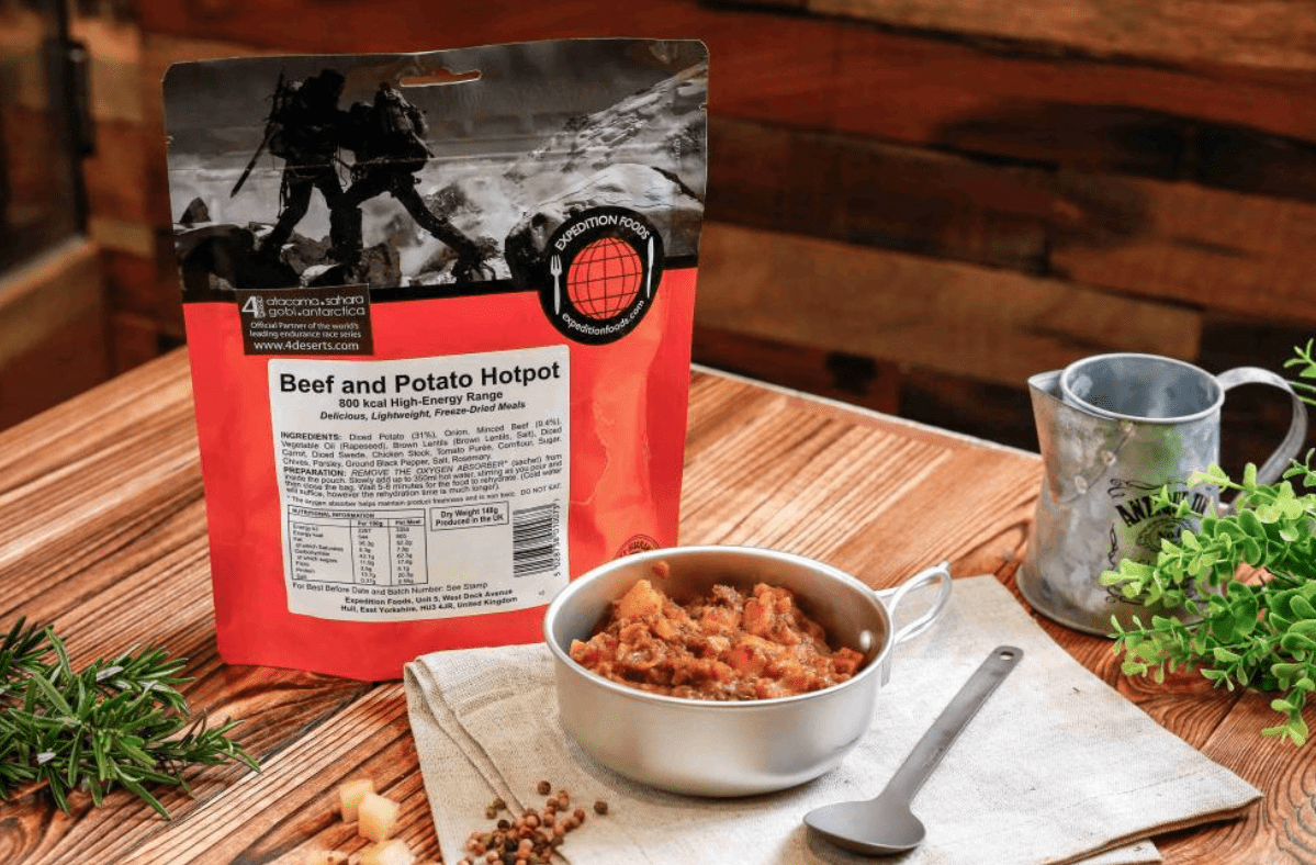 Expedition Foods Freeze Dried Meal Pouch - Beef And Potato Hotpot - Various Sizes