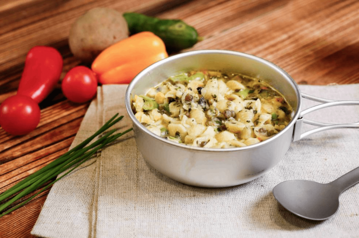 Expedition Foods Freeze Dried Meal Pouch - Mediterranean Vegetable Pasta - Various Sizes