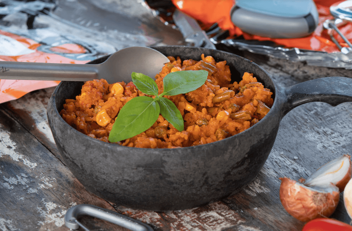 Expedition Foods Freeze Dried Meal Pouch - Vegetable Tikka With Rice - Various Sizes