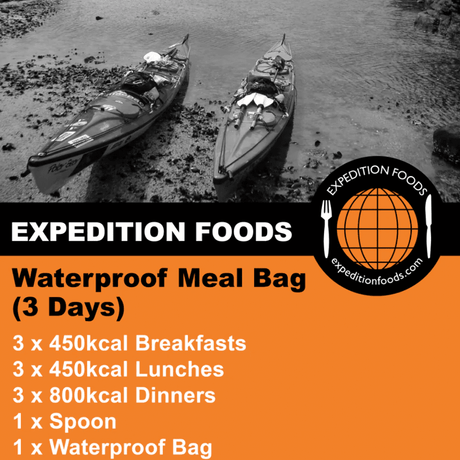 Expedition Foods Freeze Dried Meals Waterproof Meal Bag - 3 Days