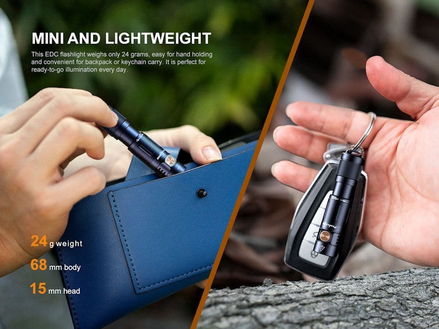 Fenix E05R Rechargeable 400 Lumen Keychain Torch