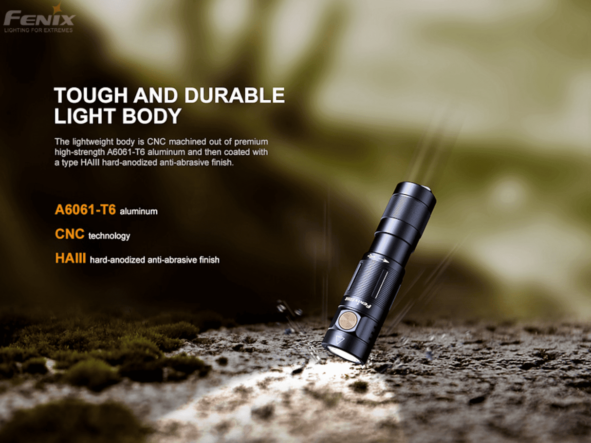 Fenix E09R 600 Lumen Rechargeable Mini Flashlight