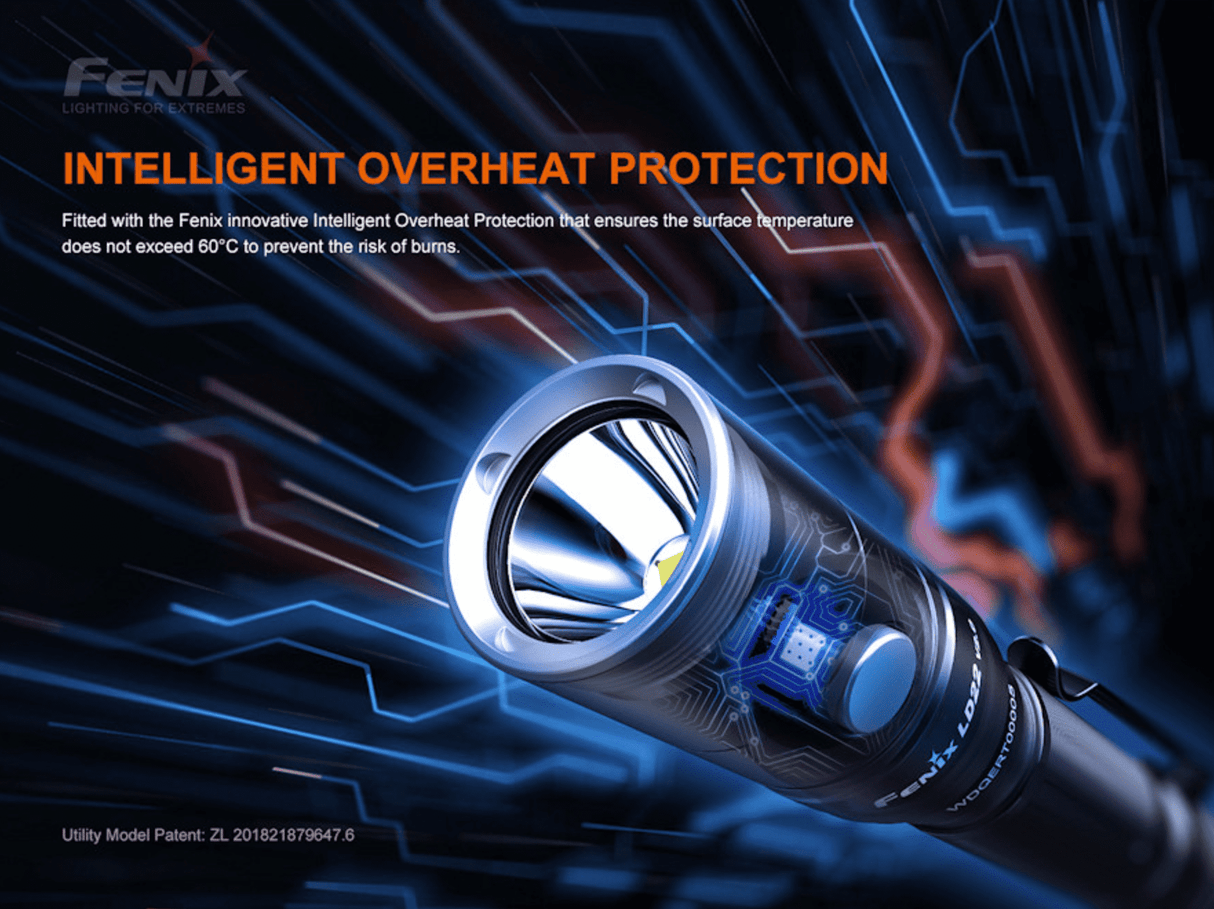 Fenix LD22 V2.0 800 Lumen Multi Purpose Outdoor Flashlight Torch