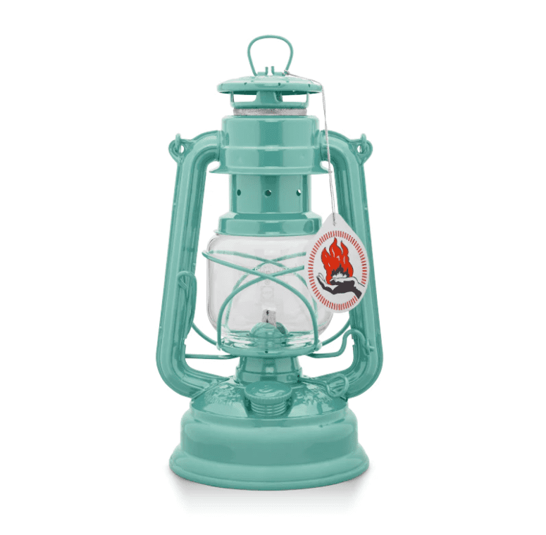 Feuerhand Baby Special 276 Hurricane Lantern - Light Green