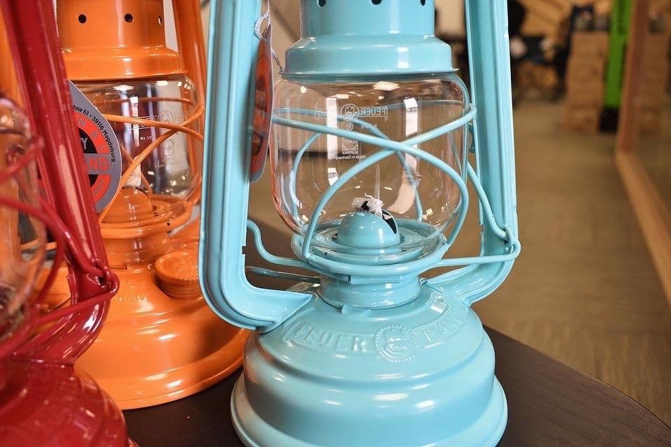 Feuerhand Baby Special 276 Hurricane Lantern - Light Green