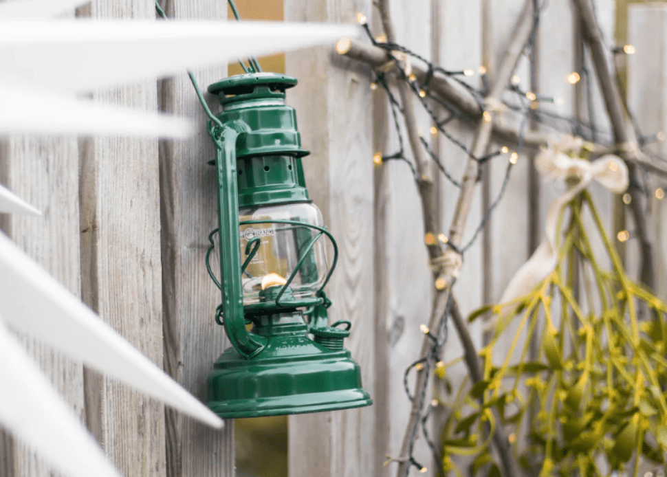 Feuerhand Baby Special 276 Hurricane Lantern - Moss Green