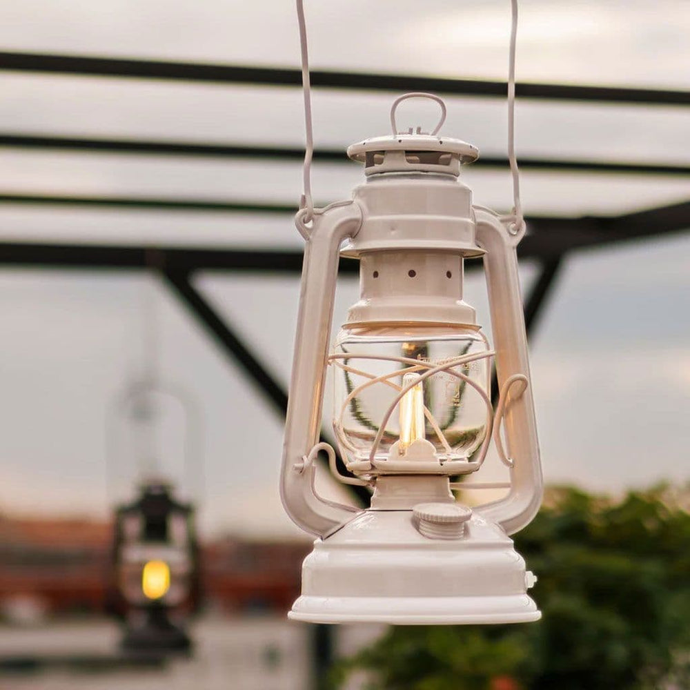 Feuerhand Baby Special 276 LED Hurricane Lantern - Soft Beige