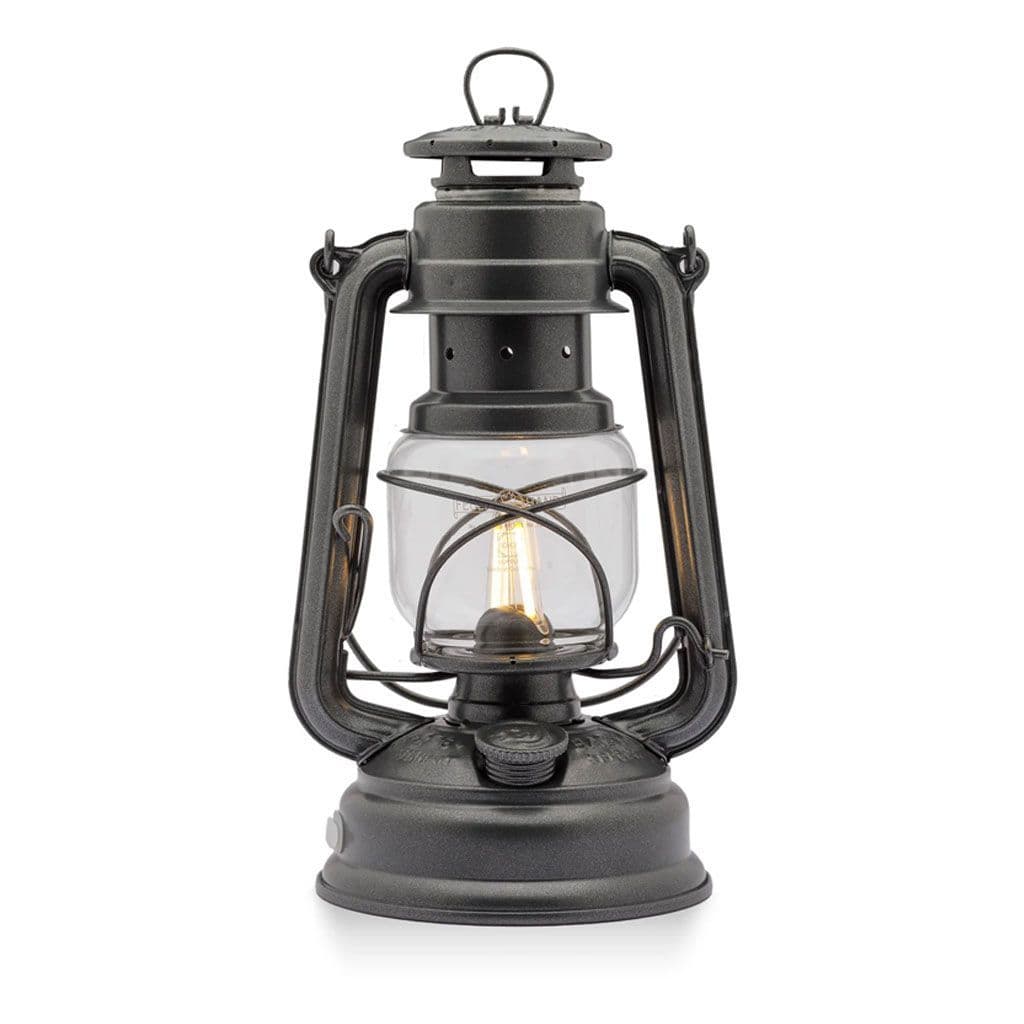 Feuerhand Baby Special 276 LED Hurricane Lantern - Sparkling Iron