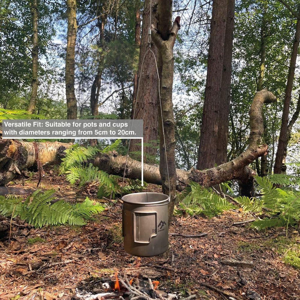 Forest Fundamentals The Trailgrip L Adjustable Pot & Cup Hangers