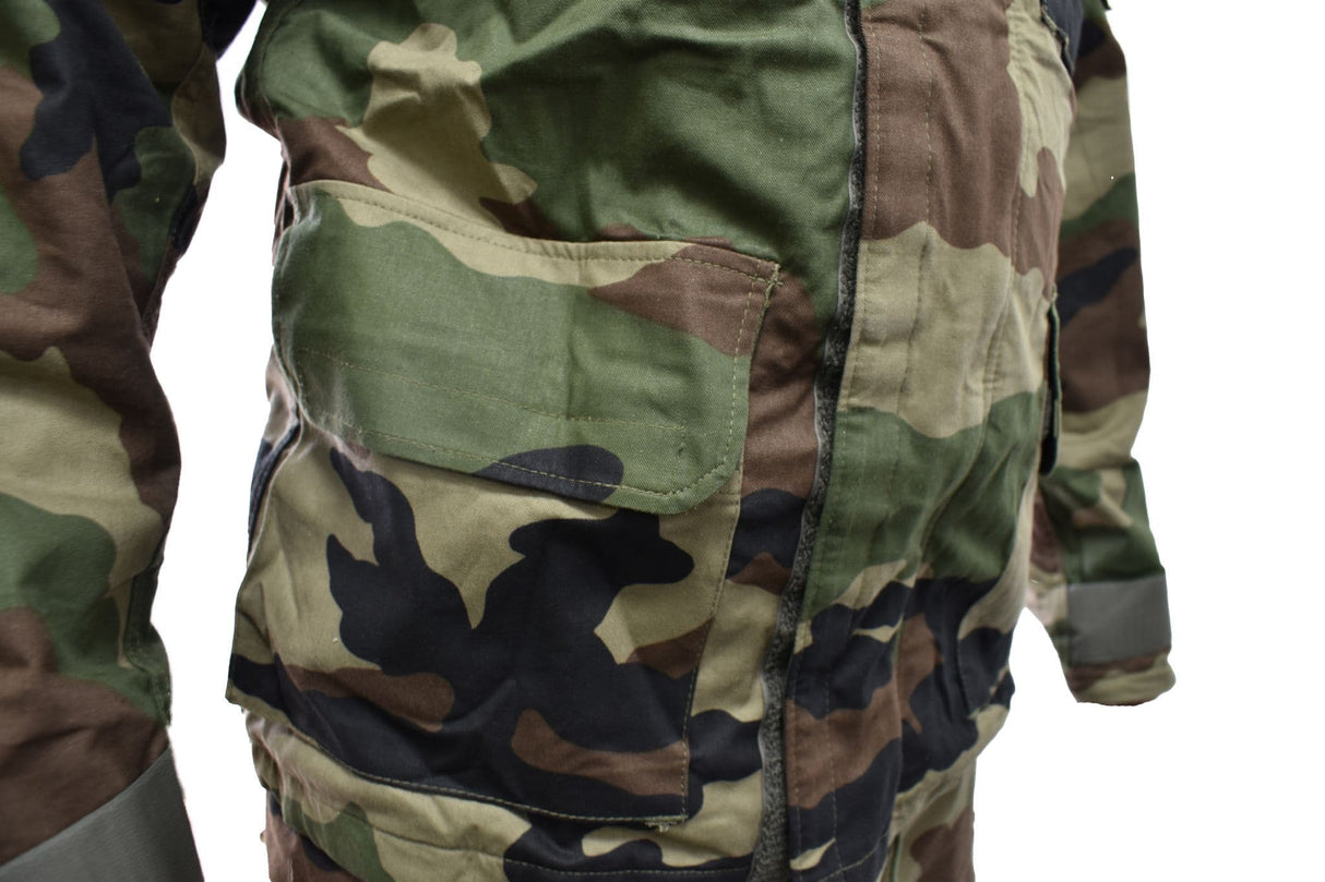 French Military Woodland Camo NBC Protective Suit
