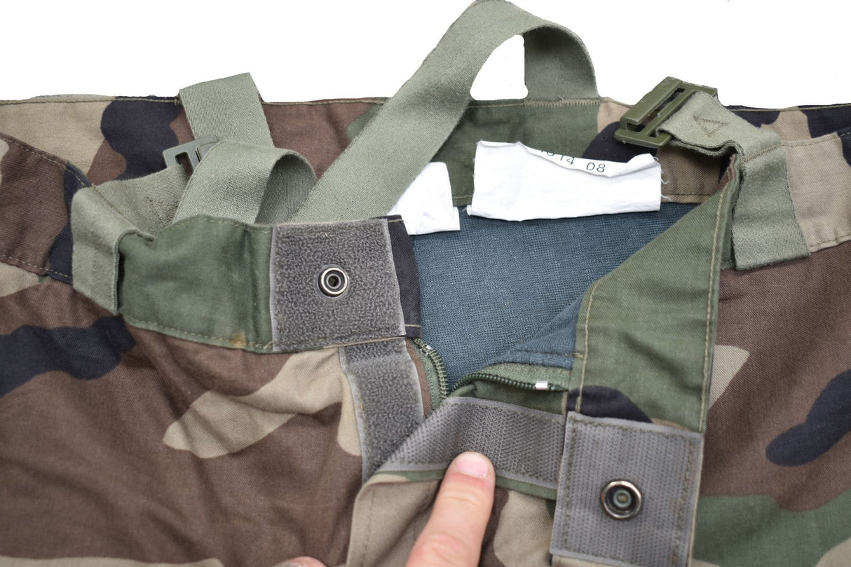 French Military Woodland Camo NBC Protective Trousers