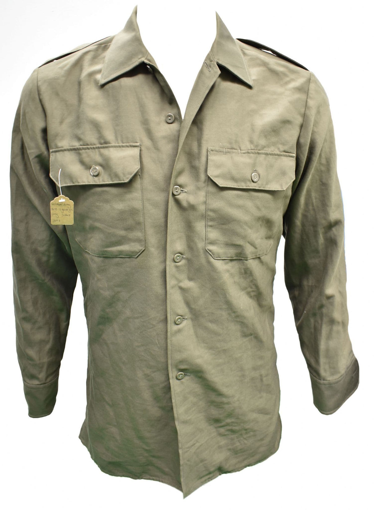 German Army Olive Lightweight Long Sleeve Shirt
