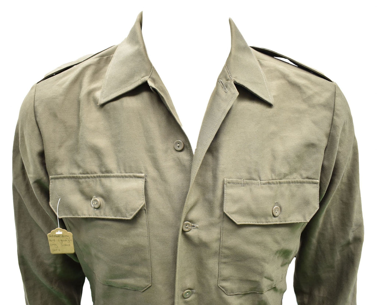 German Army Olive Lightweight Long Sleeve Shirt