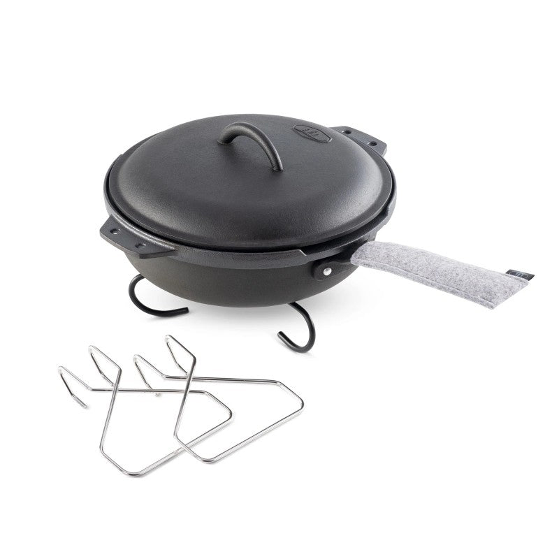 GSI Outdoors Guidecast 10 Inch Cast Iron Cook Set