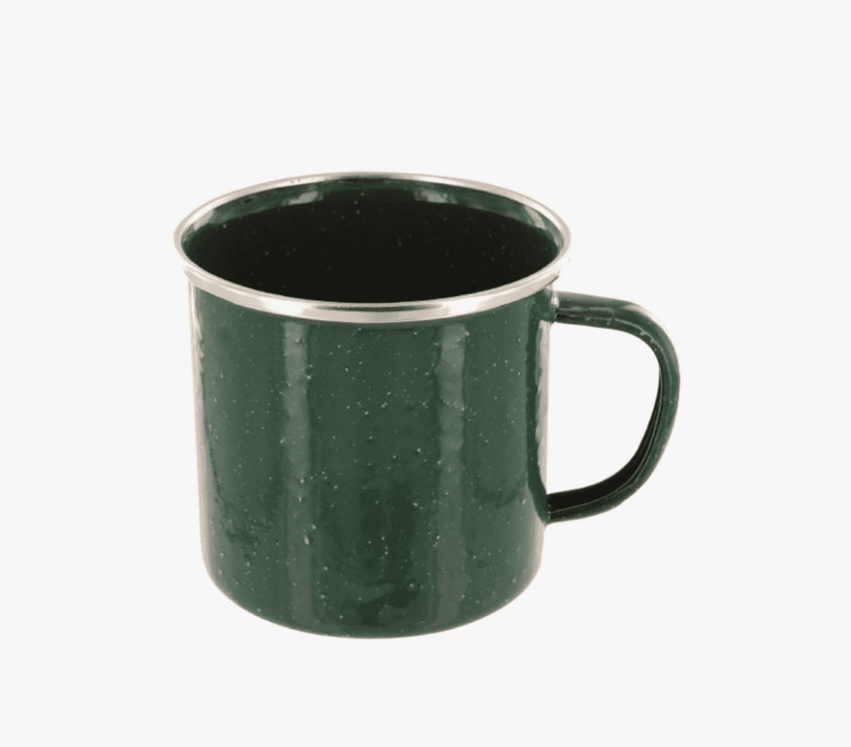 Highlander Deluxe Enamel Vintage Camping Mug - Green
