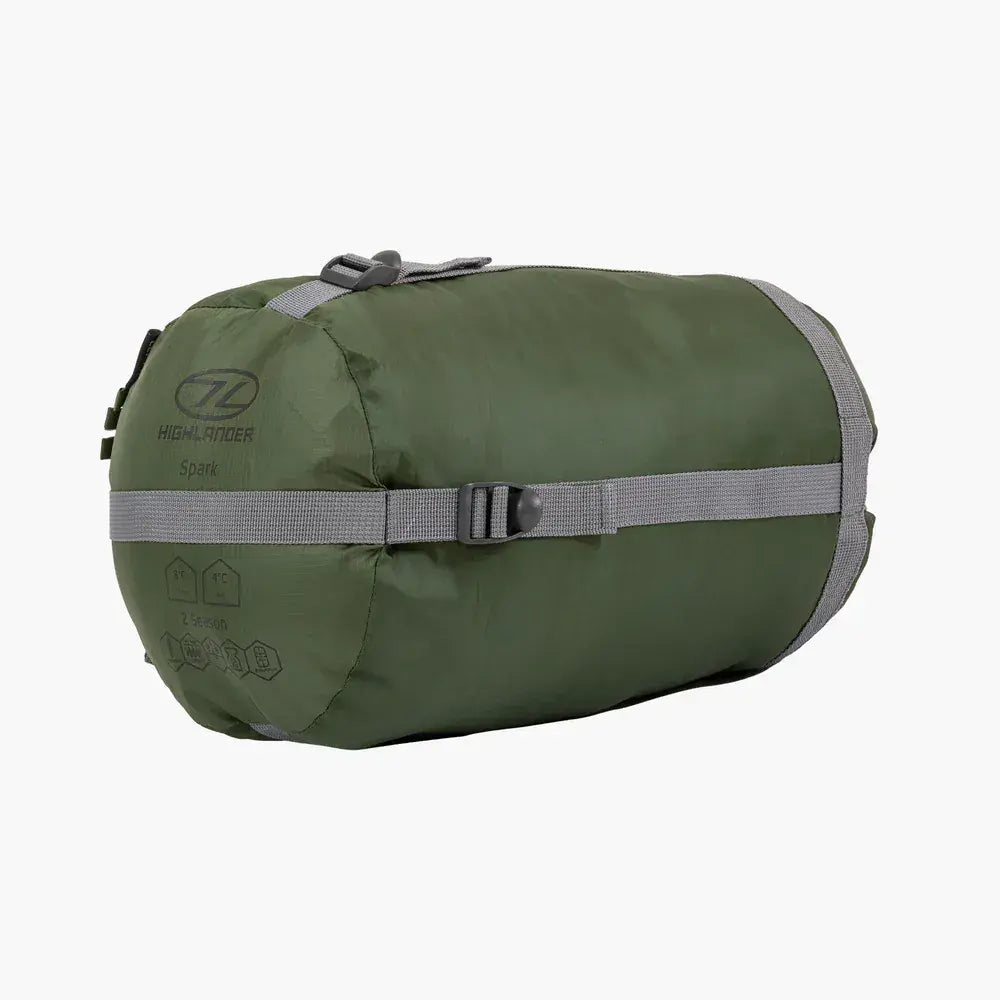 Highlander Forces Phoenix Spark 150 Sleeping Bag - Olive