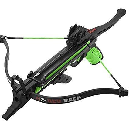 Hori-Zone 80lb Redback Pistol Crossbow - Black & Green