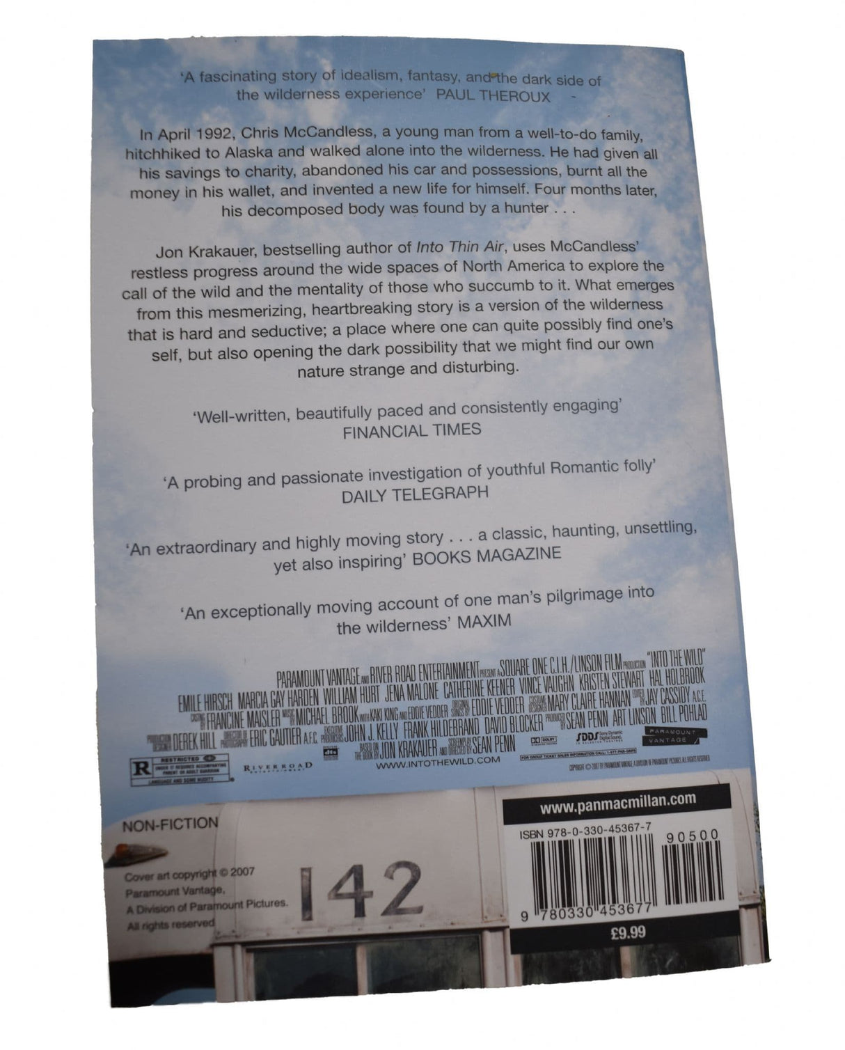 Into The Wild Book By Jon Krakauer