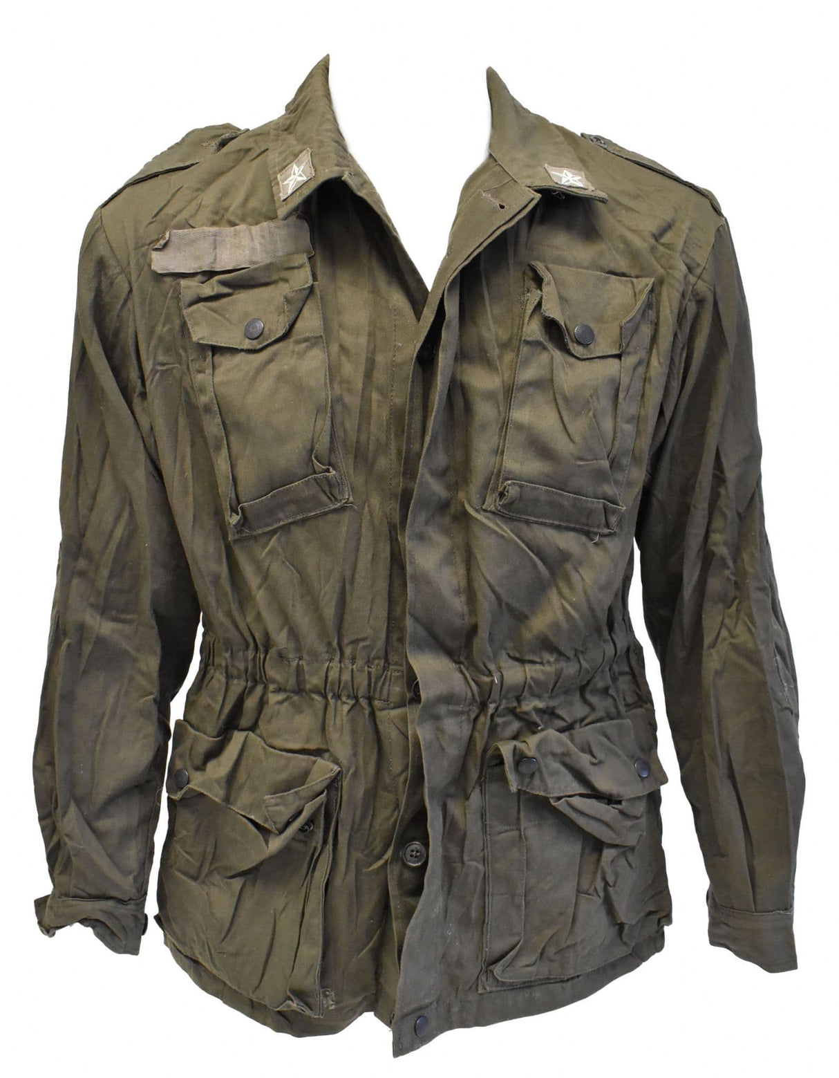 Italian Army Original Field Jacket - Olive Drab