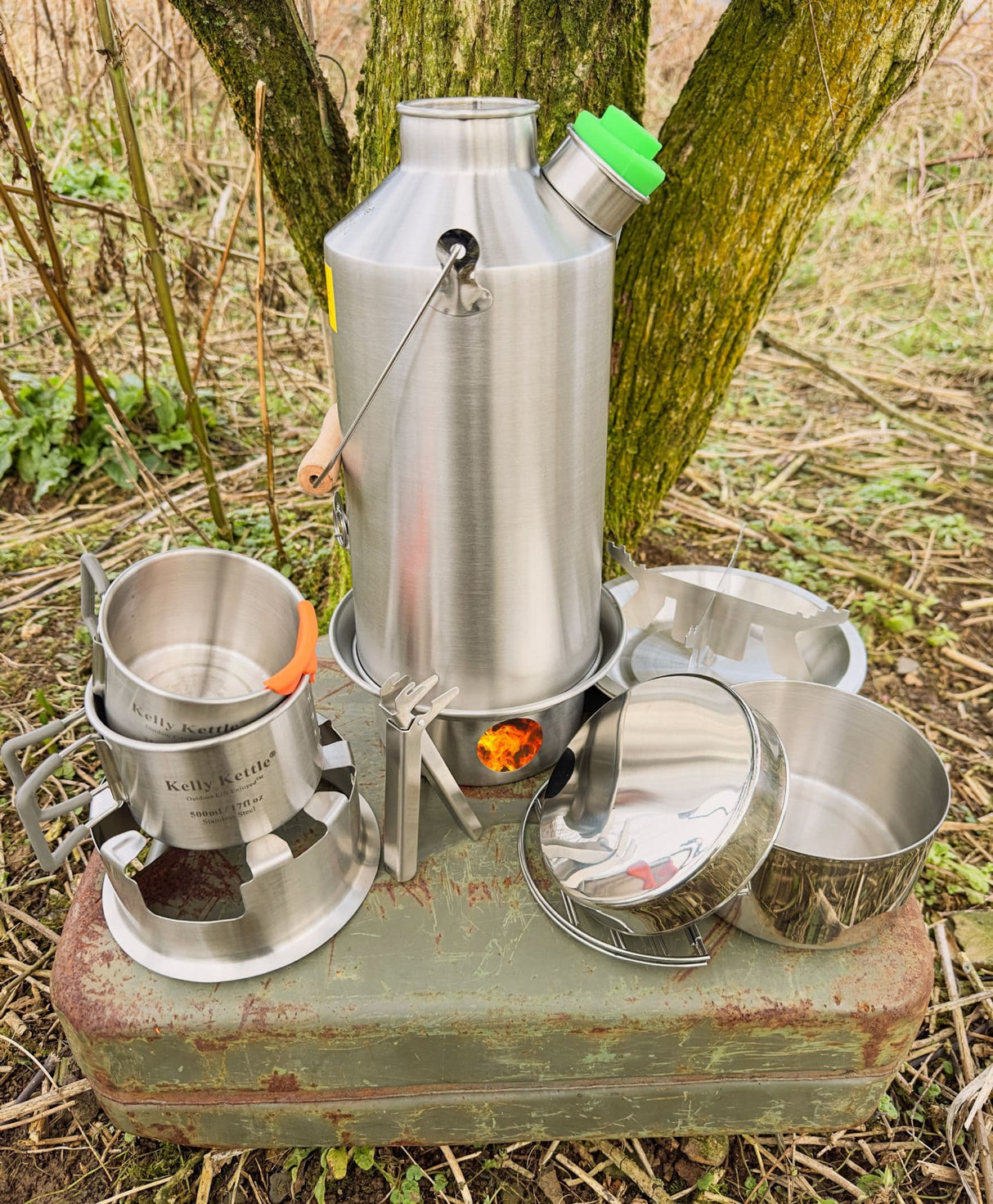Kelly Kettle Ultimate Base Camp Kit Large Stainless Steel
