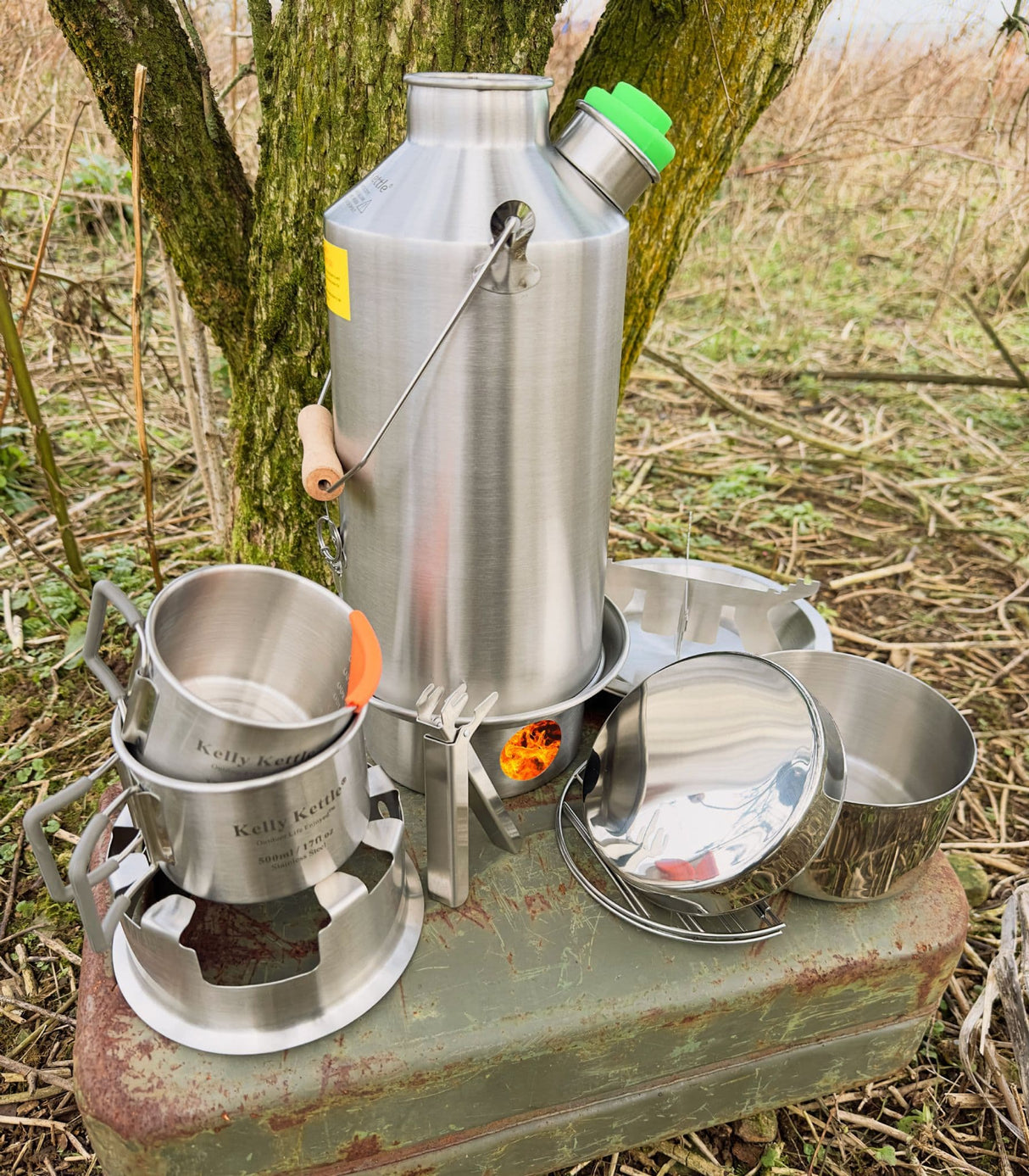 Kelly Kettle Ultimate Base Camp Kit Large Stainless Steel
