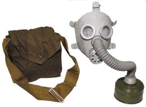 Kids Soviet Russian Gas Mask & Bag