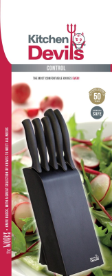 Kitchen Devils Control KD Knife Block Set