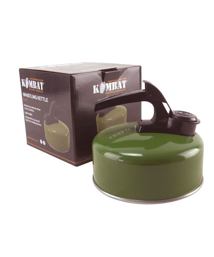 Kombat UK 1 Litre Military Kettle - Olive Green