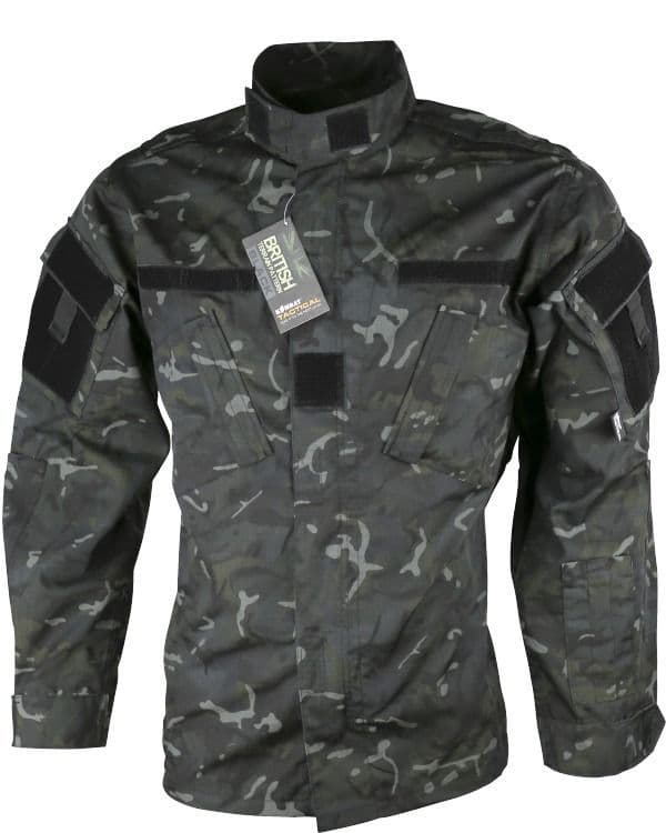 Kombat UK ACU Shirt in BTP Black Camo