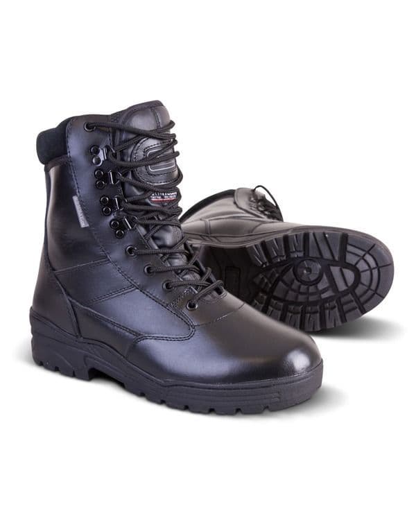 Kombat UK All Leather Patrol Boots - Black