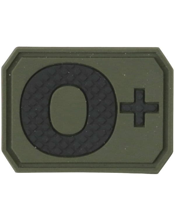 Kombat UK Blood Group Patch - O Positive